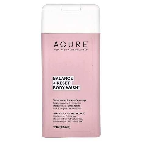 Acure Body Wash, Balance + Reset