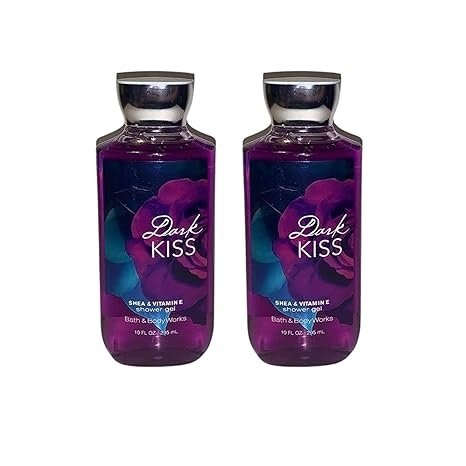 Bath and Body Works - 2 Pack Shower Gel 10 Fl Oz (Dark Kiss) Multicolor