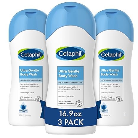 Cetaphil Ultra Gentle Body Wash, Fragrance Free