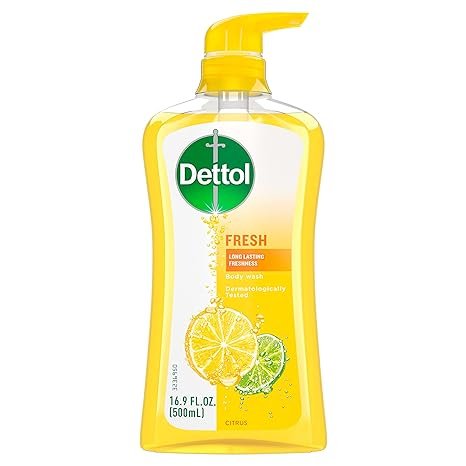 Dettol Fresh Yuzu Citrus Scent Body Wash & Shower Gel