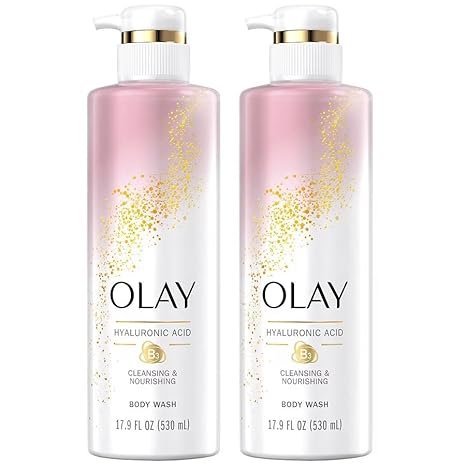 Olay Women's Body Wash, Cleanse & Nourish with Hyaluronic Acid & Vitamin B3