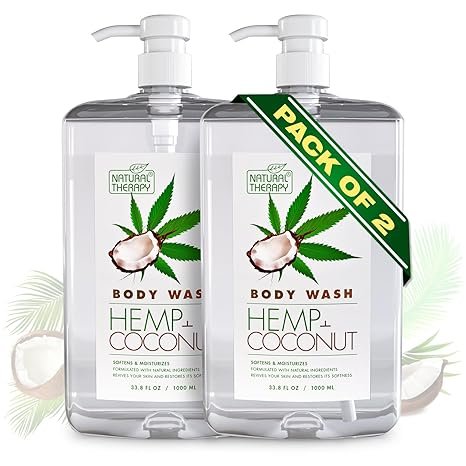 Shower Gel for Women and Men with Hemp and Coconut Oil